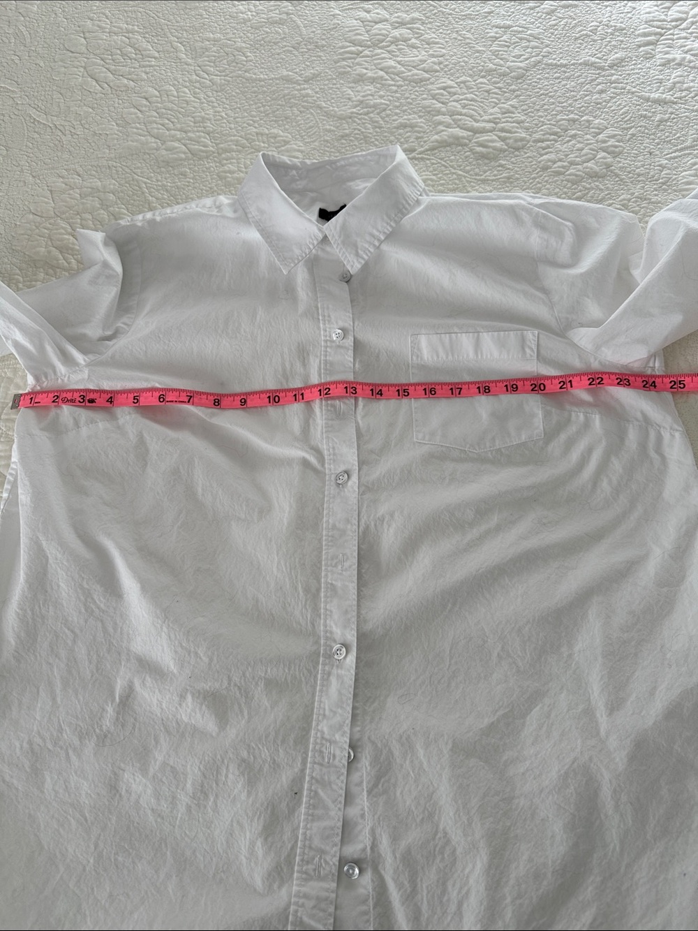 Classic Boyfriend White Button-Down Shirts - Picture 7 of 9
